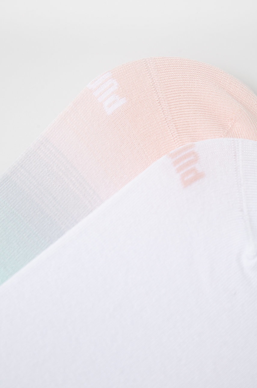 

Шкарпетки Puma (2-pack) 935474 жіночі колір білий