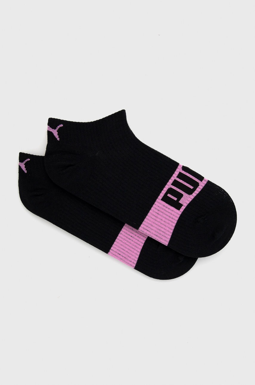 

Чорапи Puma (2 чифта) 935475 дамски в черно, Черен