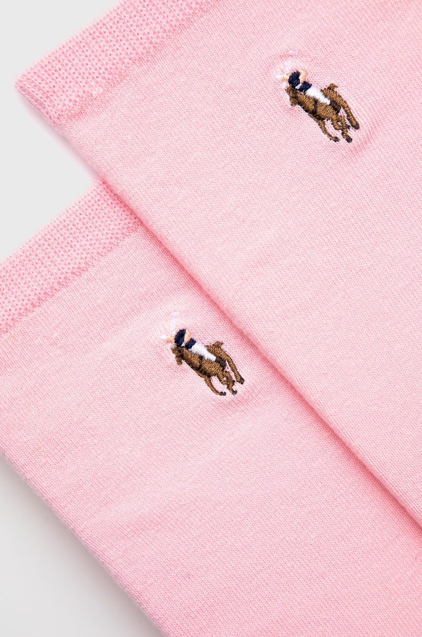 

Шкарпетки Polo Ralph Lauren жіночі колір рожевий