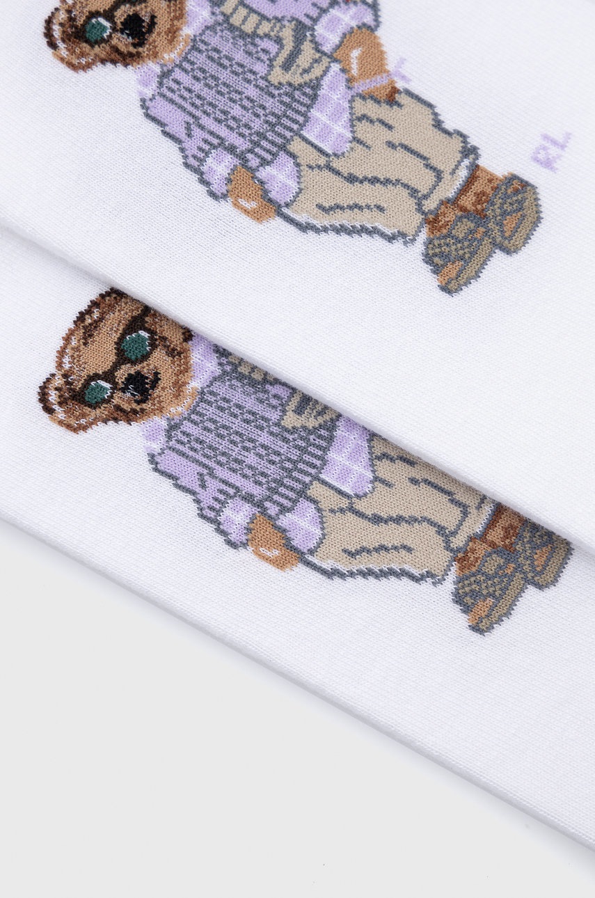 

Носки Polo Ralph Lauren женские цвет белый