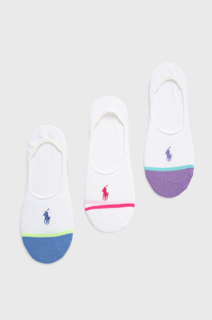

Чорапи Polo Ralph Lauren дамски в бяло, Бял