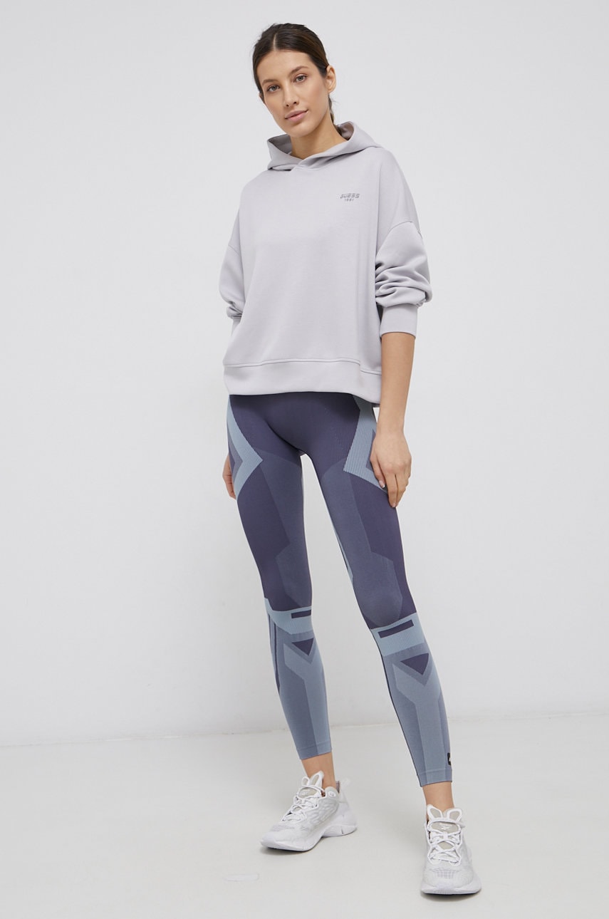 

Тренировочные леггинсы adidas Performance H56718 женские цвет синий с узором