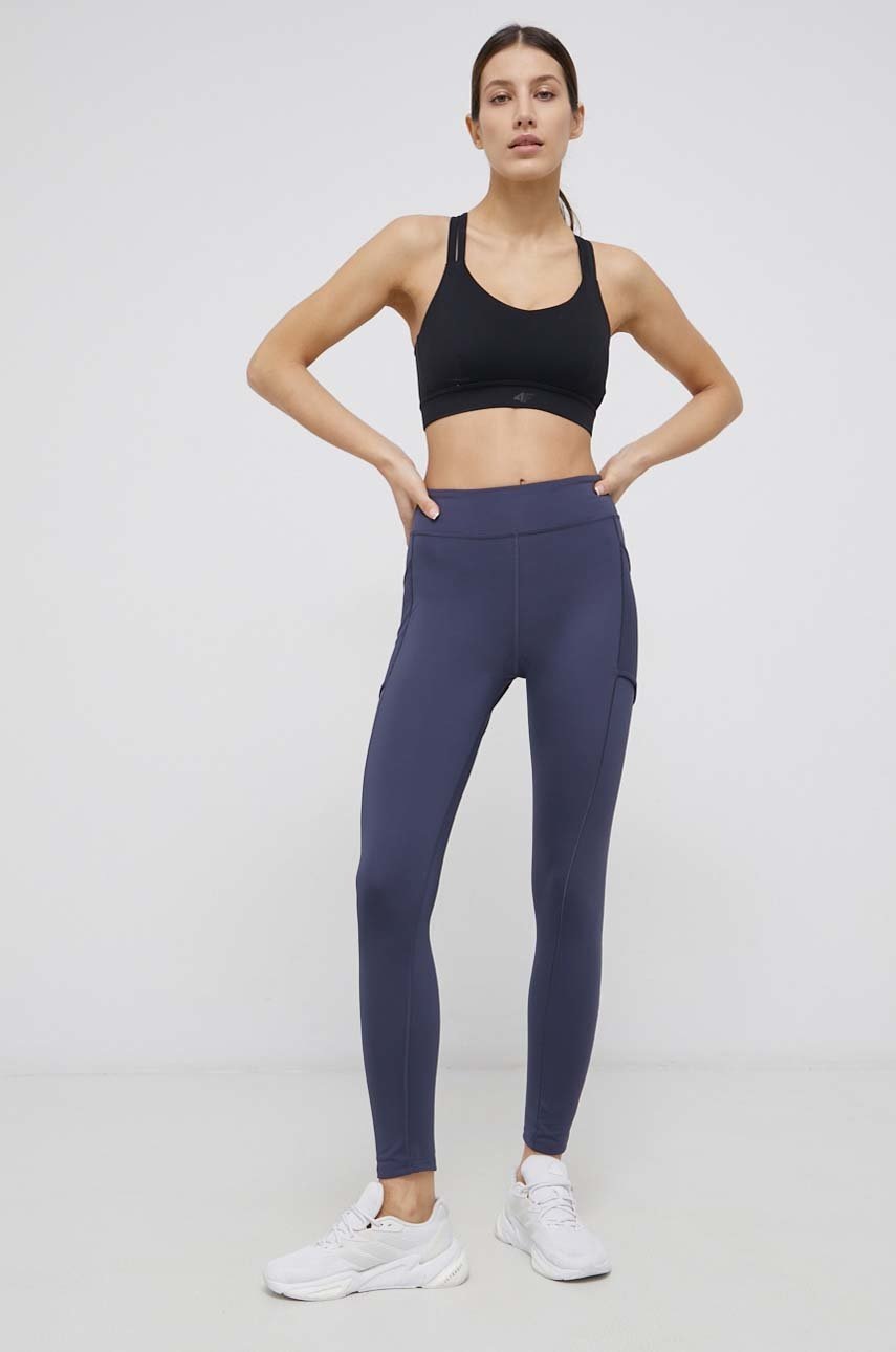 

Легінси для тренувань adidas Performance HA4064 жіночі колір синій однотонні