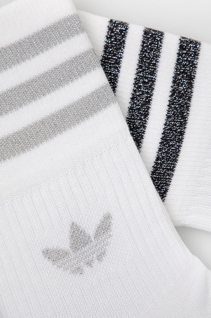 

Носки adidas Originals (2-pack) HC9561 женские цвет белый