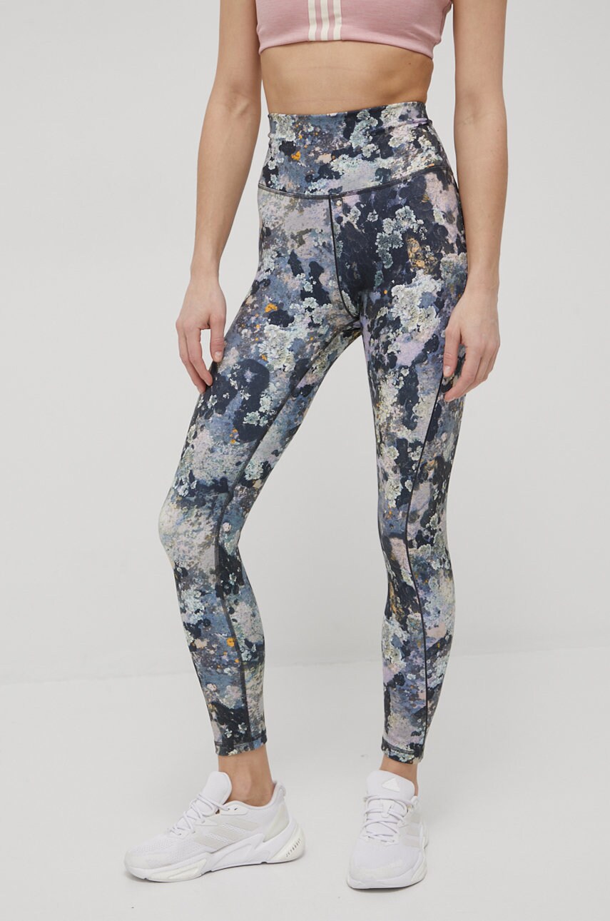 Adidas performance leggins de antrenament yoga studio graphic femei, modelator