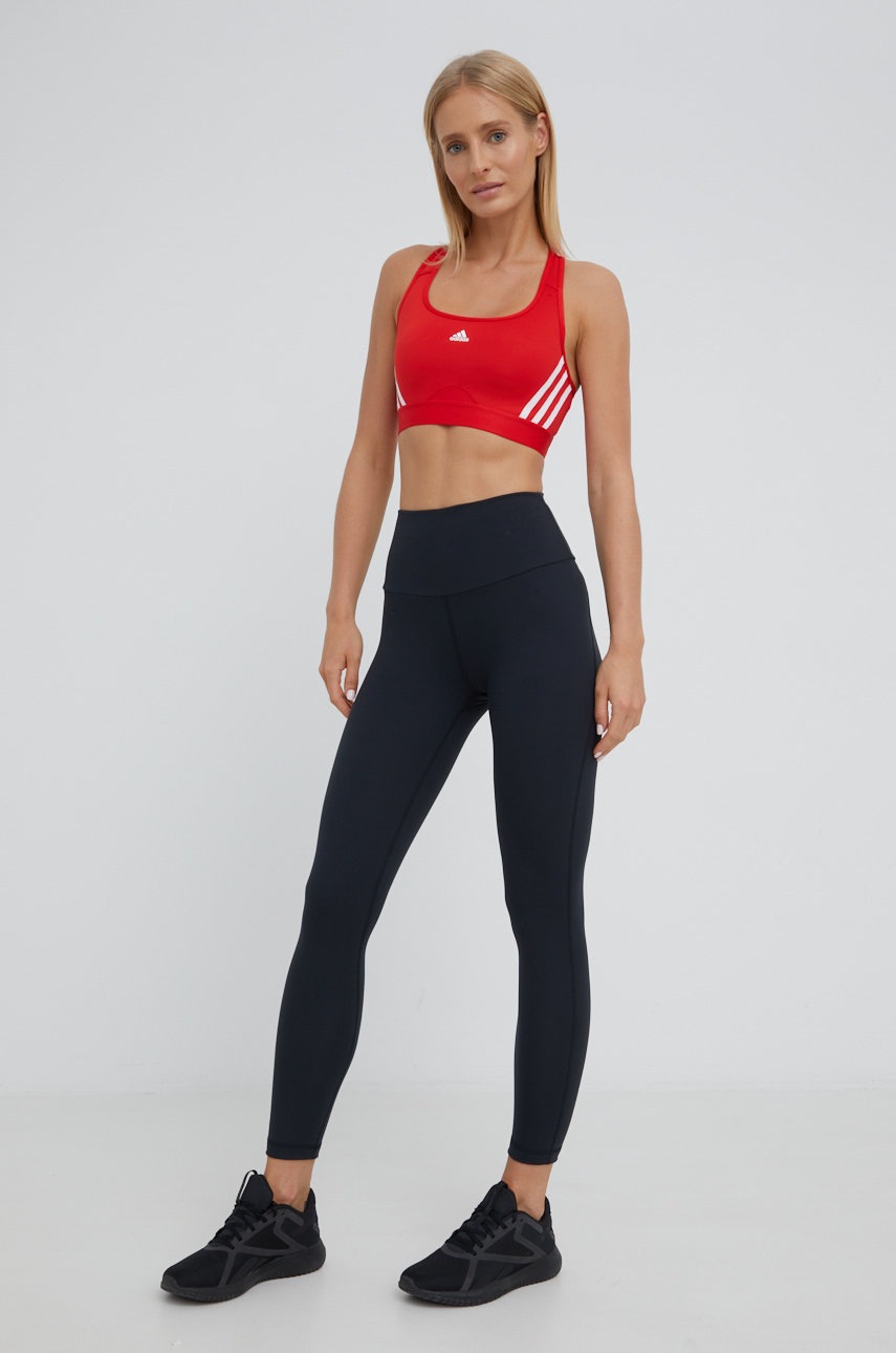 

Тренировочные леггинсы adidas Yoga Essentials женские цвет чёрный однотонные
