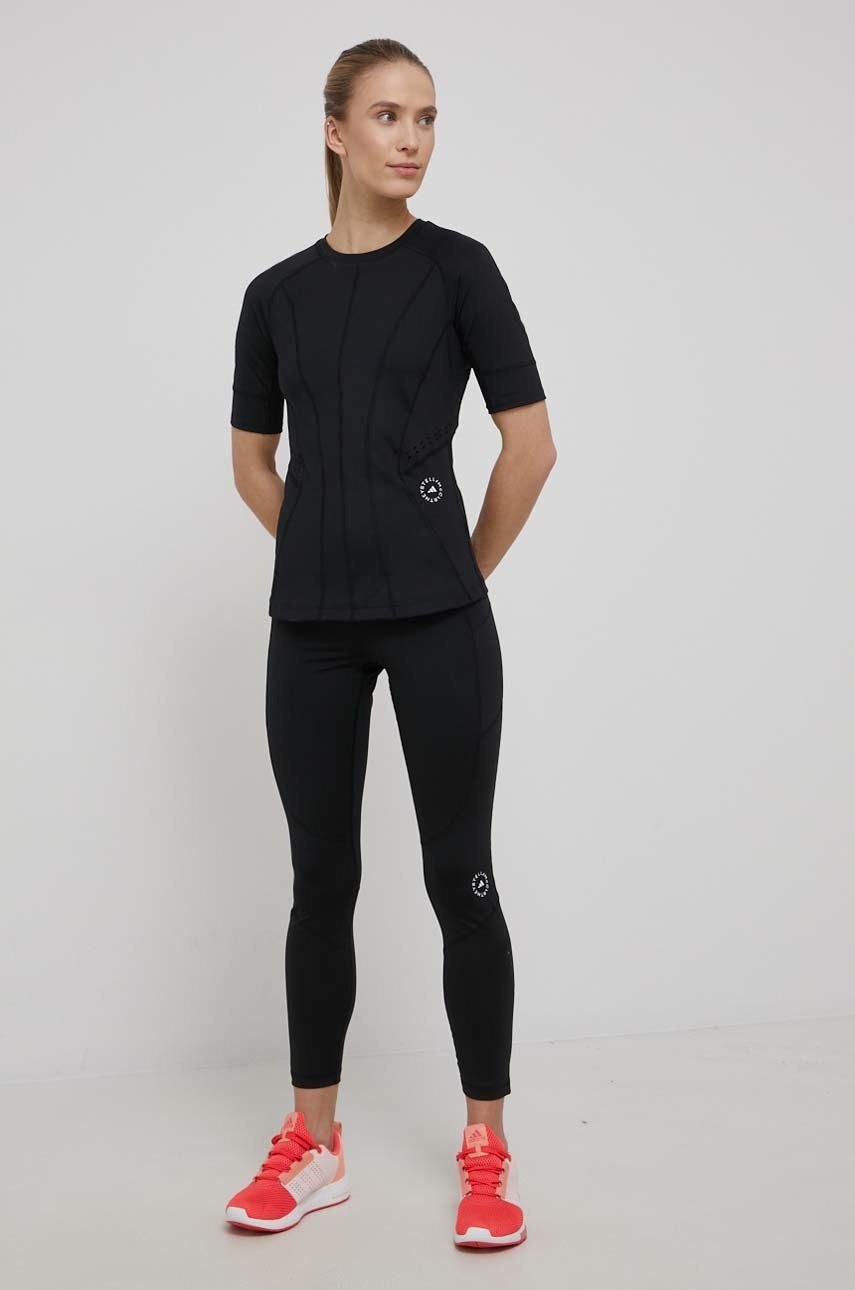 

Легінси для тренувань adidas by Stella McCartney HF3071 жіночі колір чорний однотонні