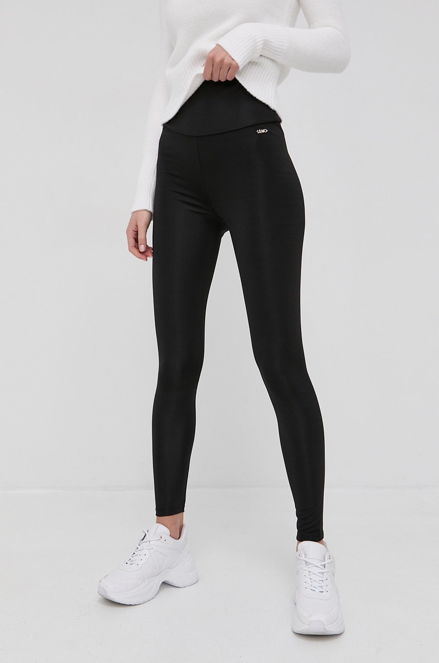 

Клин Liu Jo дамски в черно с изчистен дизайн, Черен