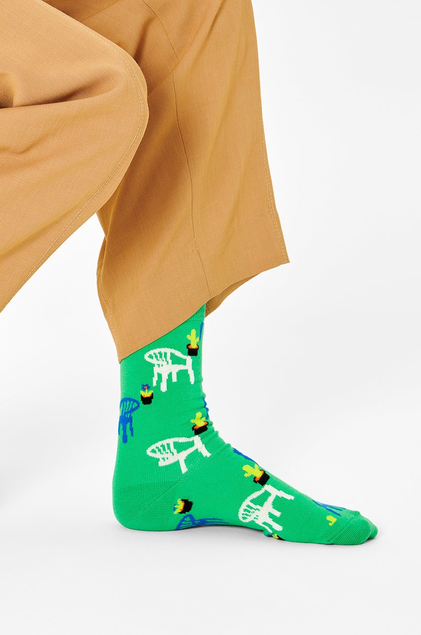 

Носки Happy Socks женские цвет зелёный