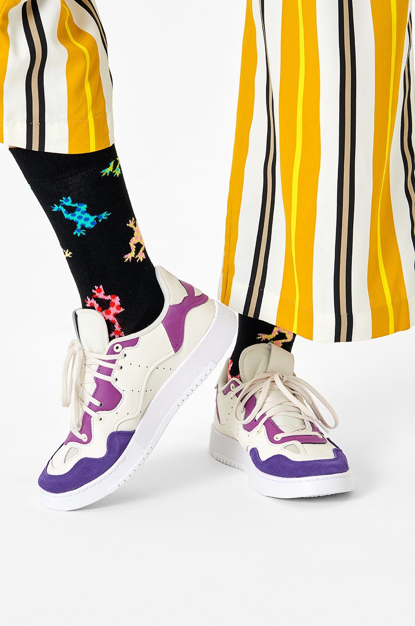 

Чорапи Happy Socks дамски в черно, Черен