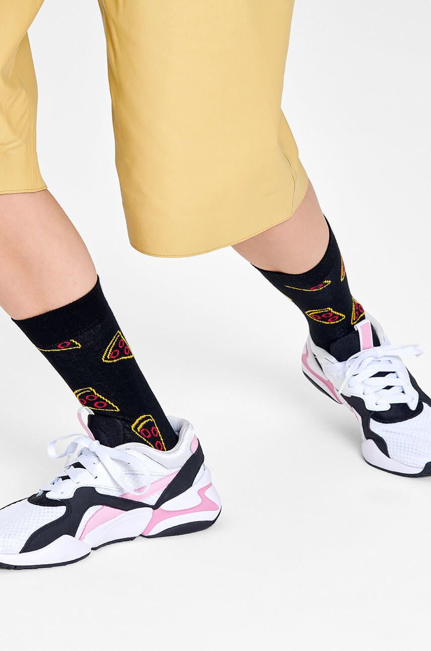 

Чорапи Happy Socks дамски в черно, Черен