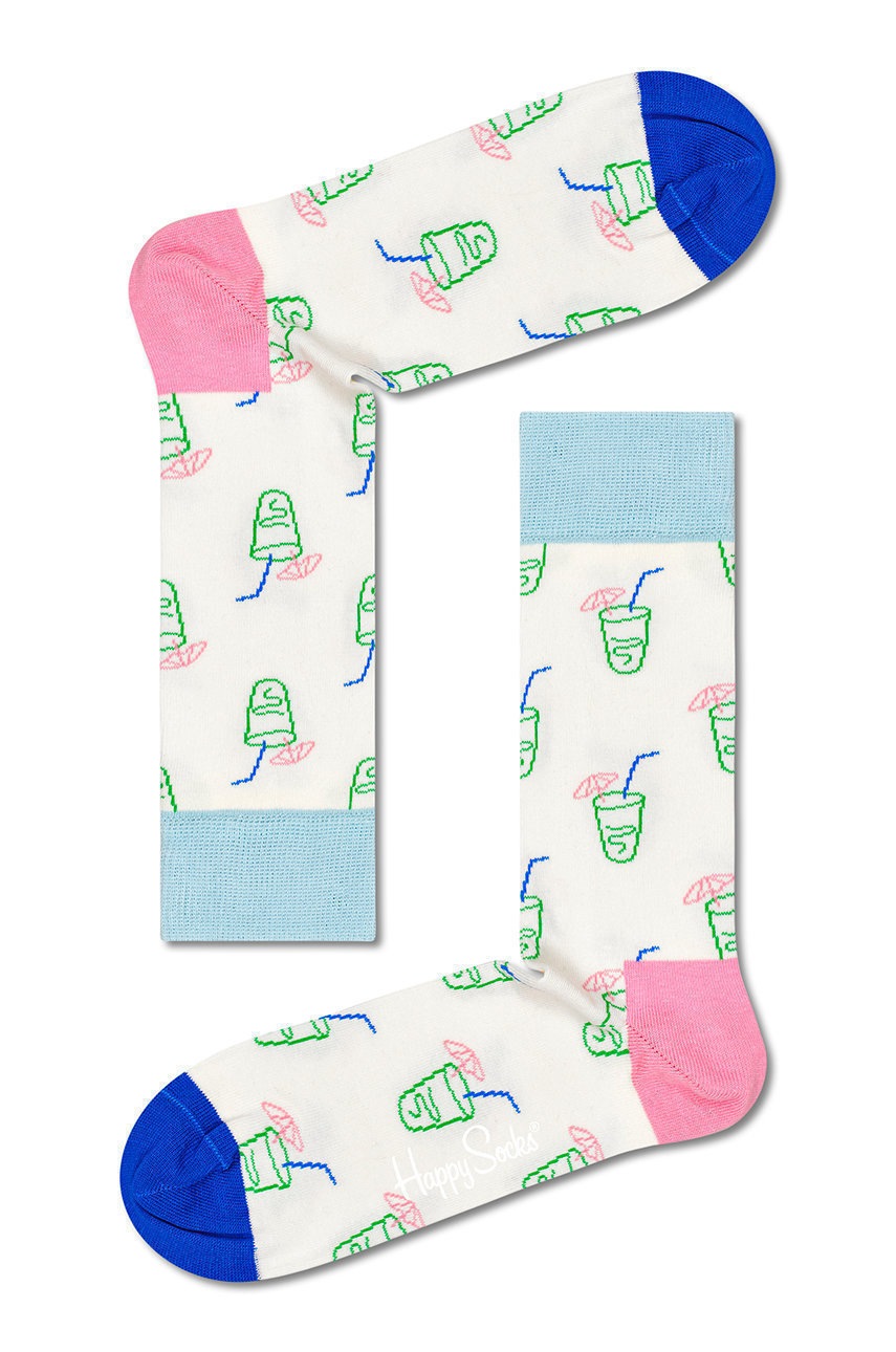 

Шкарпетки Happy Socks жіночі колір бежевий