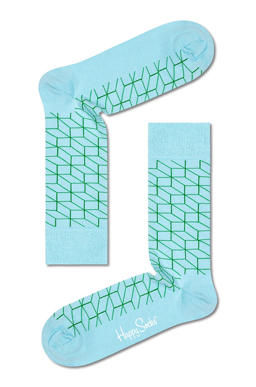 

Шкарпетки Happy Socks жіночі колір бірюзовий