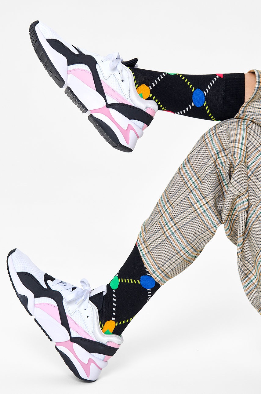 

Чорапи Happy Socks дамски в черно, Черен