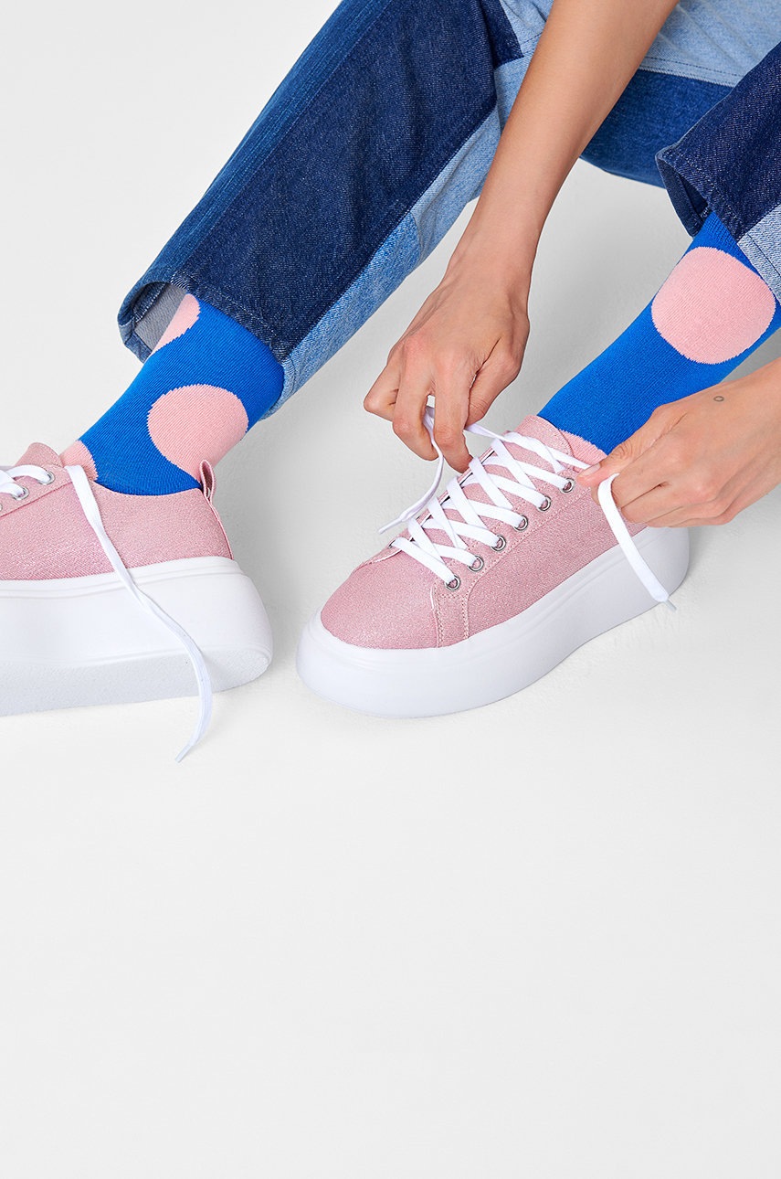 

Чорапи Happy Socks дамски в тюркоазено, Тюркоазен