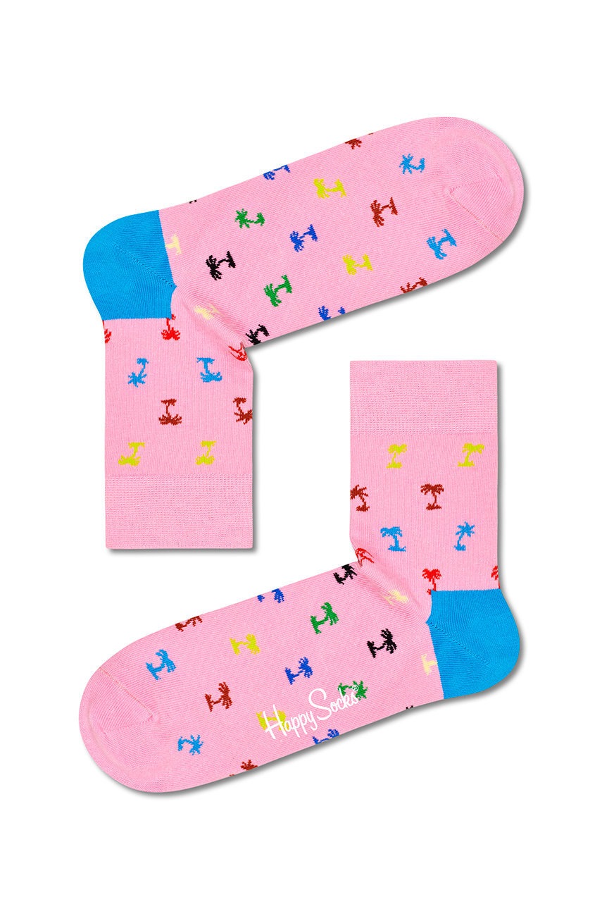 

Носки Happy Socks женские цвет розовый