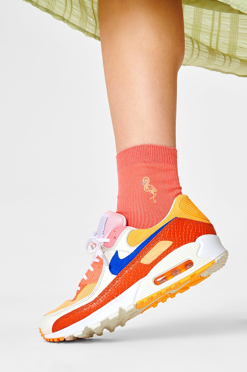 

Чорапи Happy Socks дамски в розово, Розов