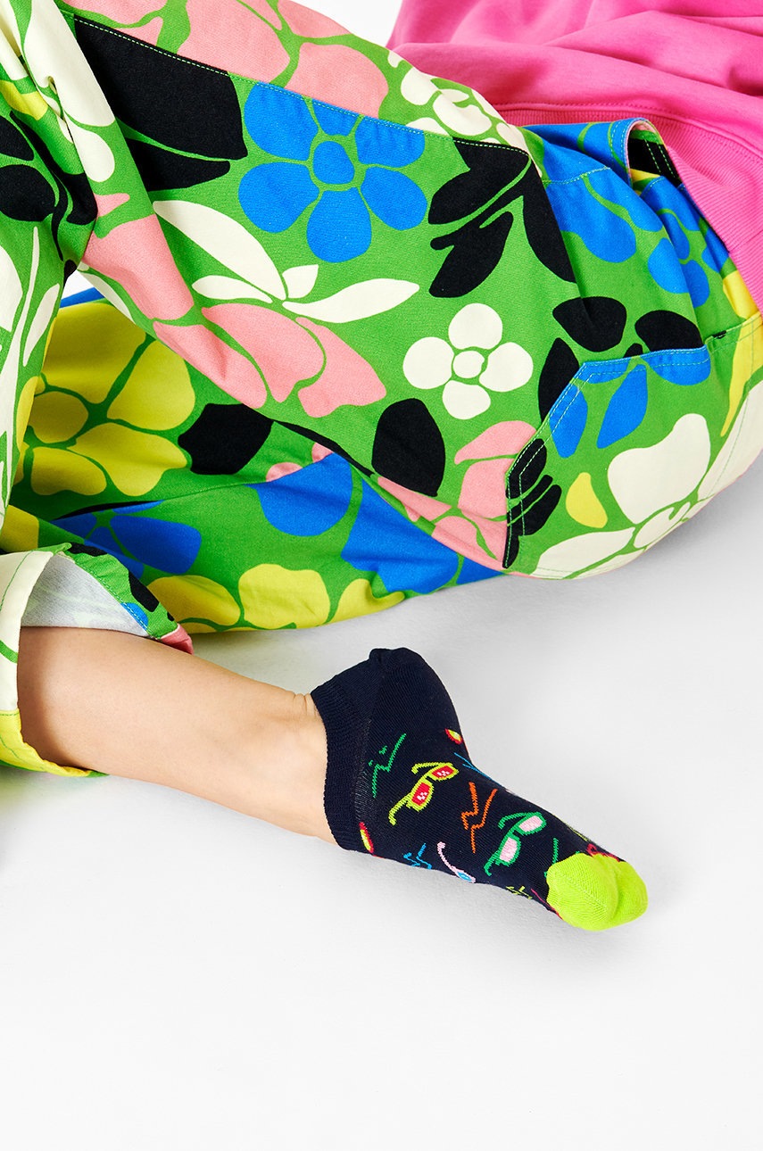 

Чорапи Happy Socks дамски в черно, Черен