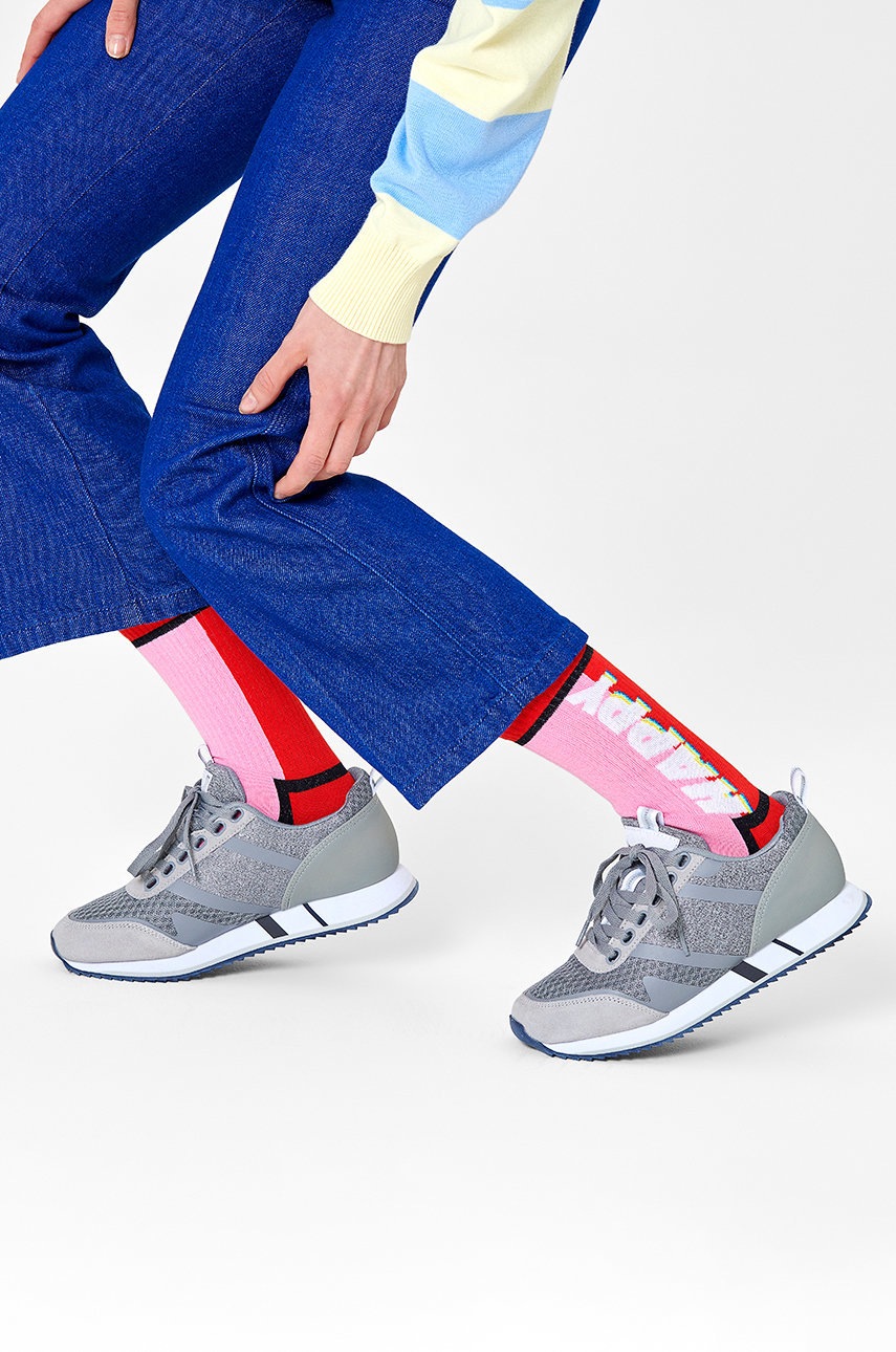 

Чорапи Happy Socks дамски в червено, Червен