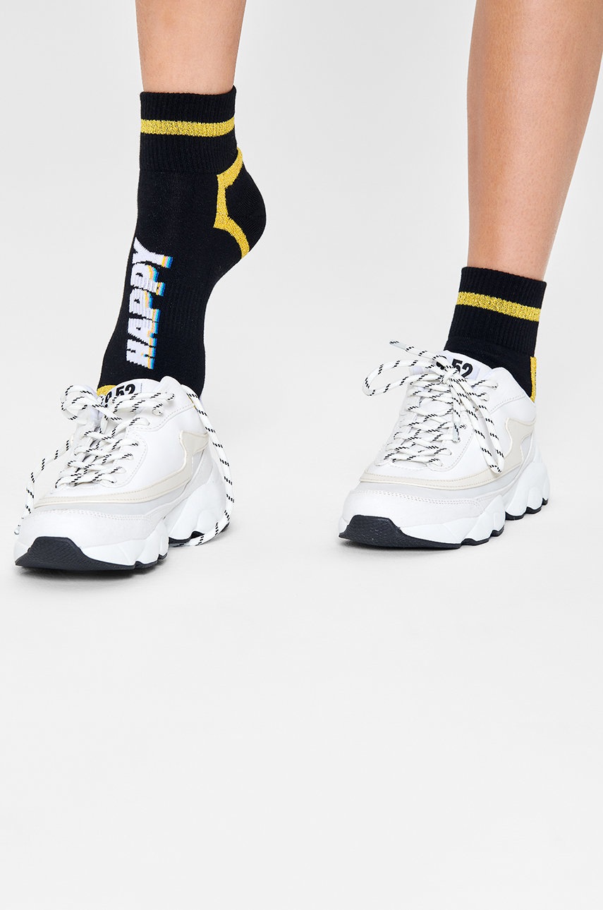 

Чорапи Happy Socks дамски в черно, Черен