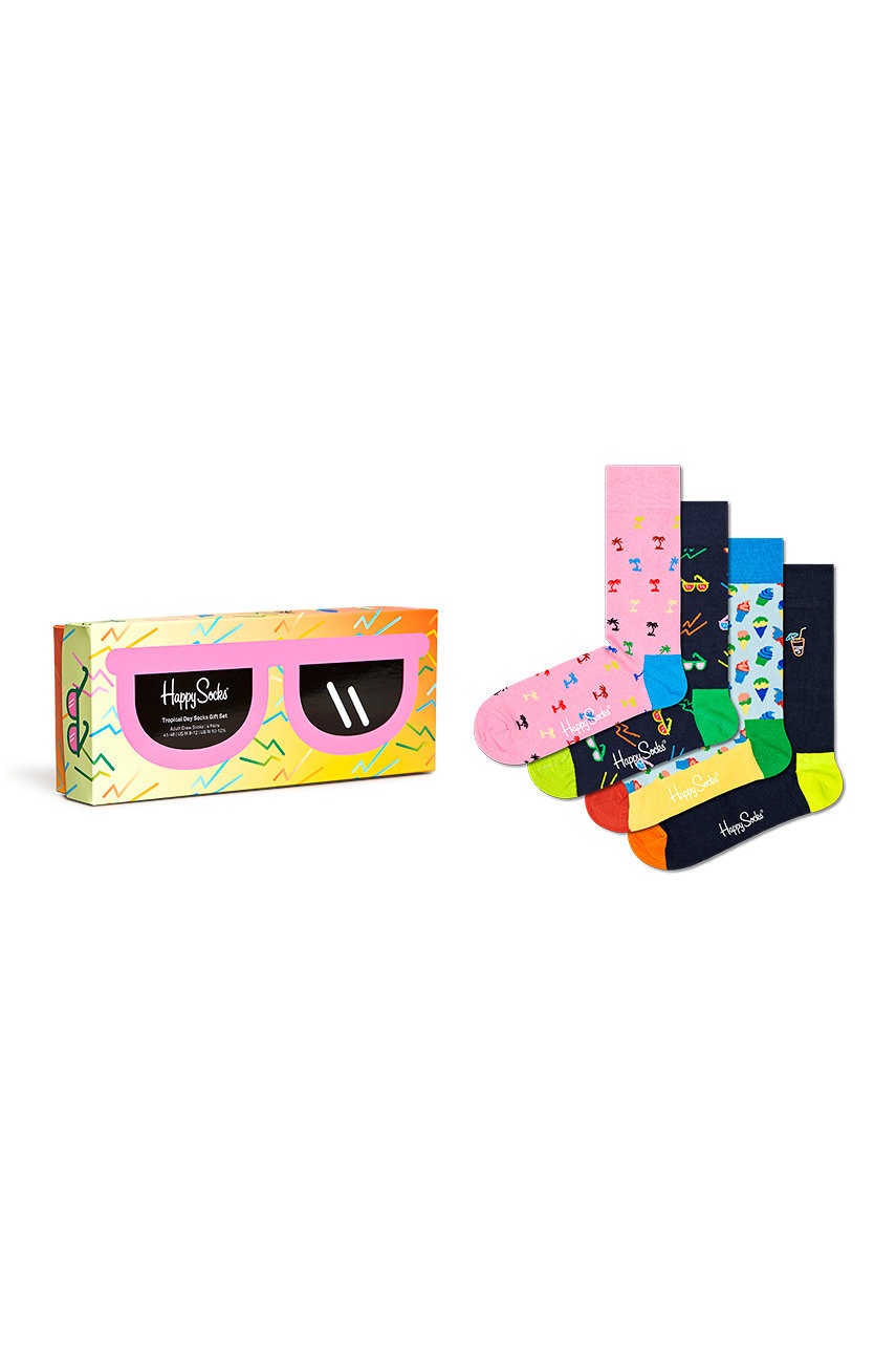 

Чорапи Happy Socks (4 чифта) дамски, Многоцветен