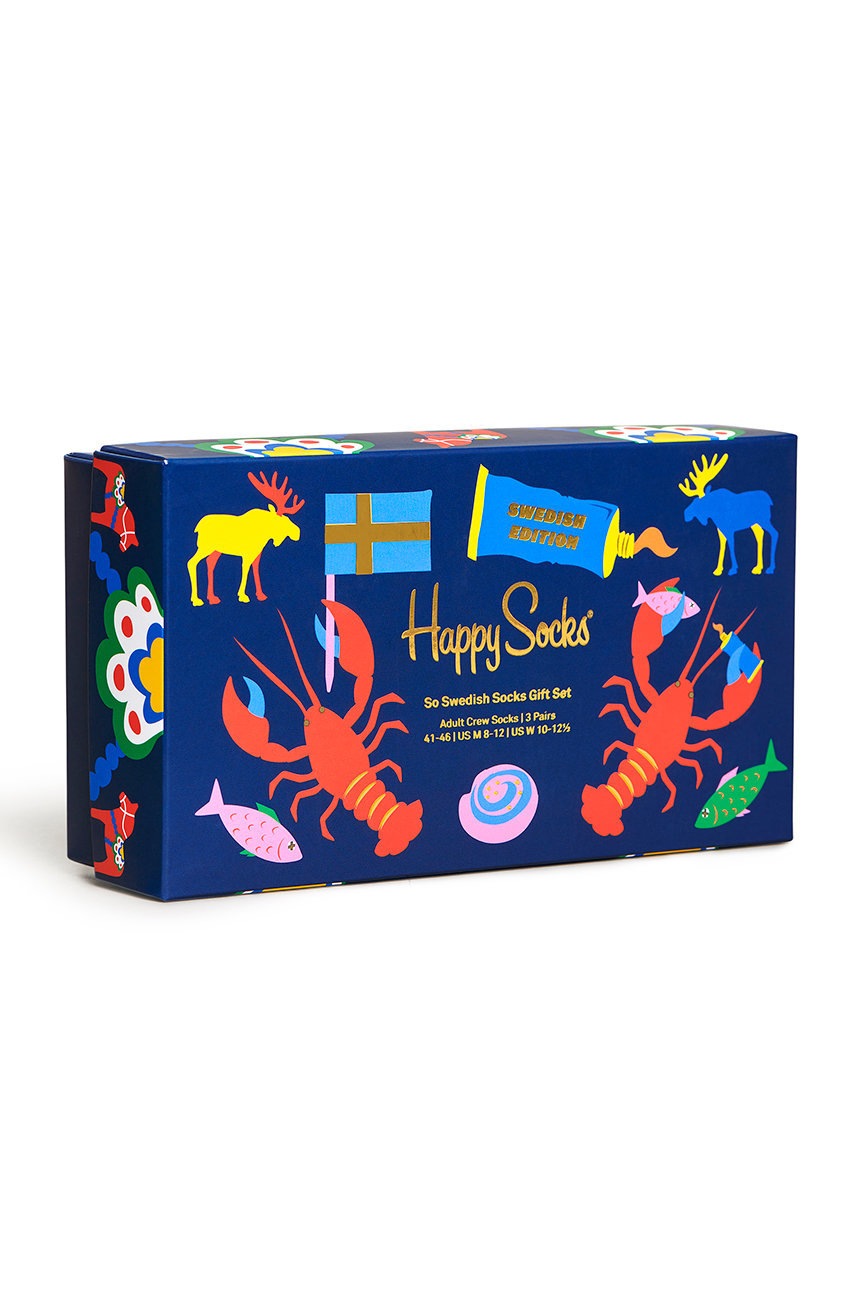 

Чорапи Happy Socks (3 чифта) дамски, Многоцветен