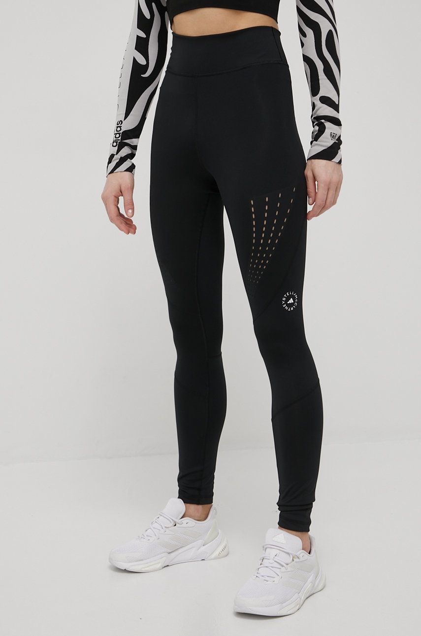 adidas by Stella McCartney leggins de antrenament Truepurpose femei, culoarea negru, neted 2022 ❤️ Pret Super answear imagine noua 2022