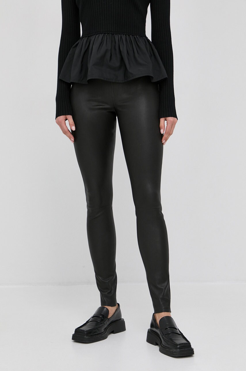 Notes du nord mio femei, culoarea negru, material neted