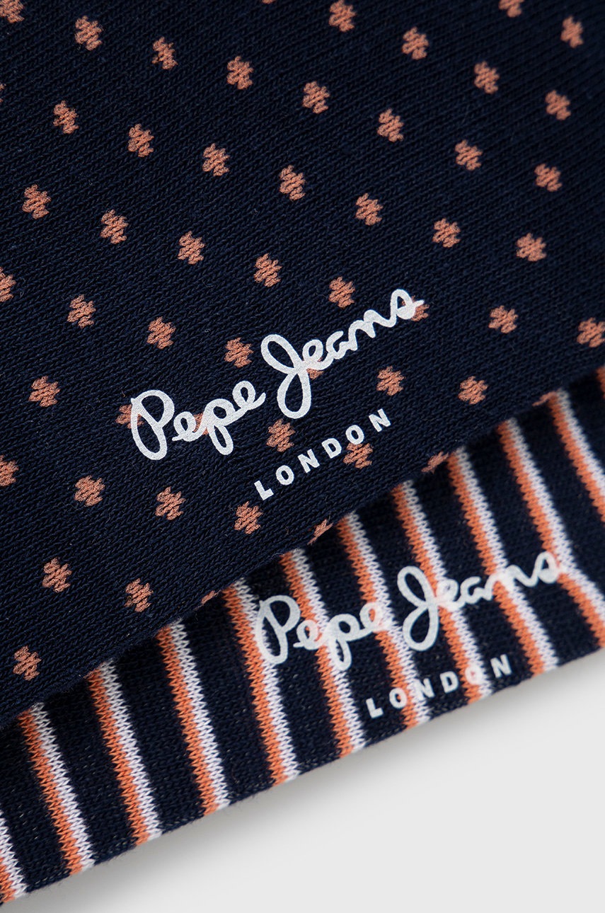

Носки Pepe Jeans Brenna (3-pack) женские цвет синий
