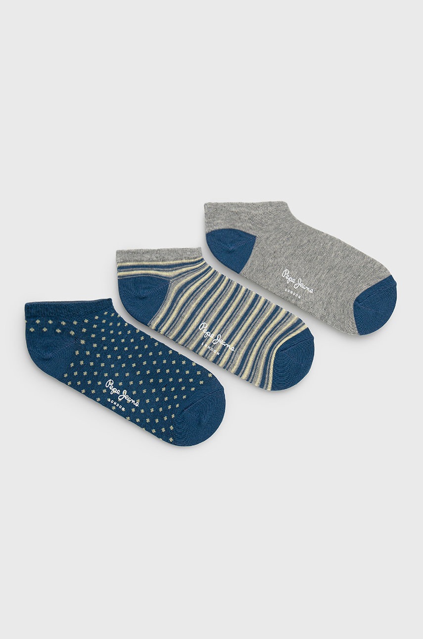 

Чорапи Pepe Jeans Bev (3 чифта) дамски, Син
