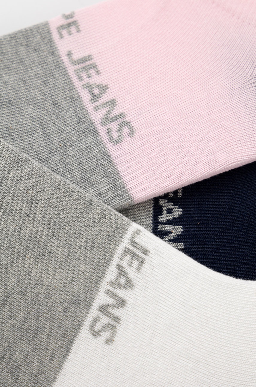 

Шкарпетки Pepe Jeans Dana (3-pack) жіночі колір сірий