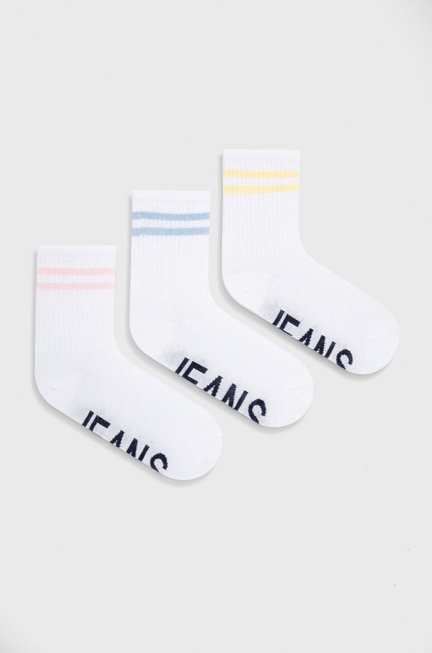 

Чорапи Pepe Jeans Karlee дамски в бяло, Бял