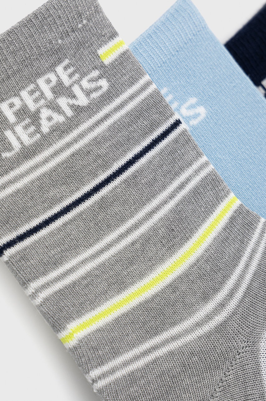 

Шкарпетки Pepe Jeans Jewel жіночі колір сірий