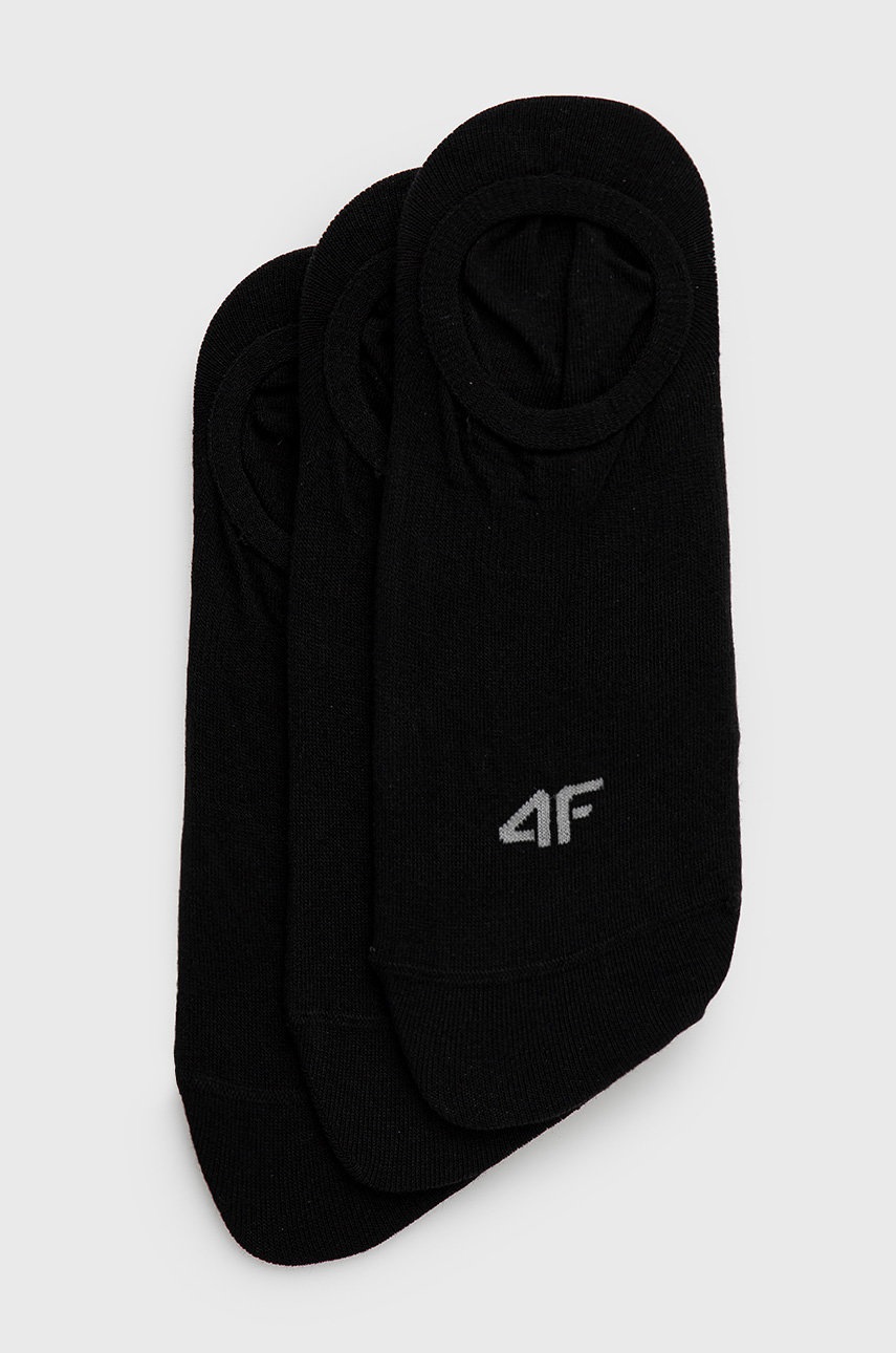 

Чорапи 4F (3 чифта) дамски в черно, Черен