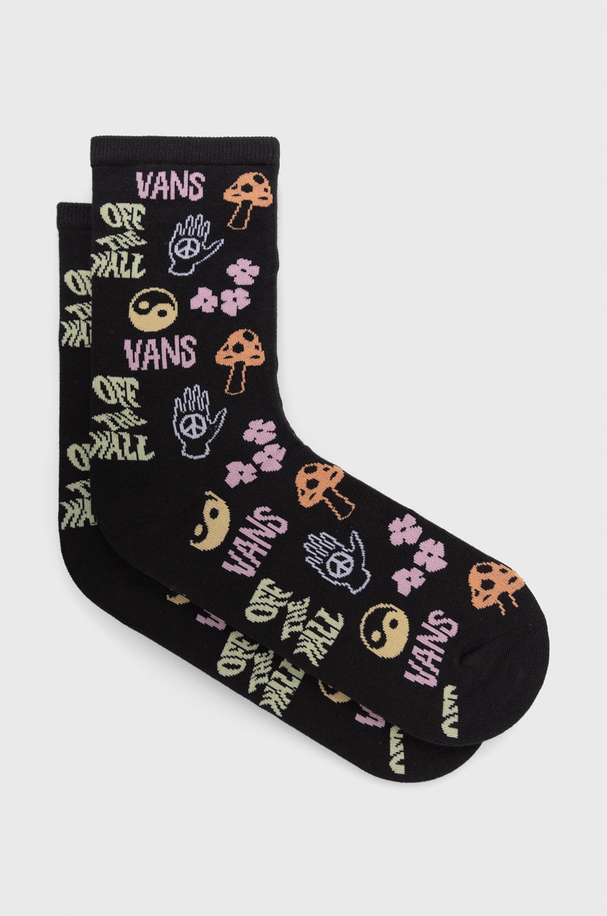 

Чорапи Vans дамски в черно, Черен