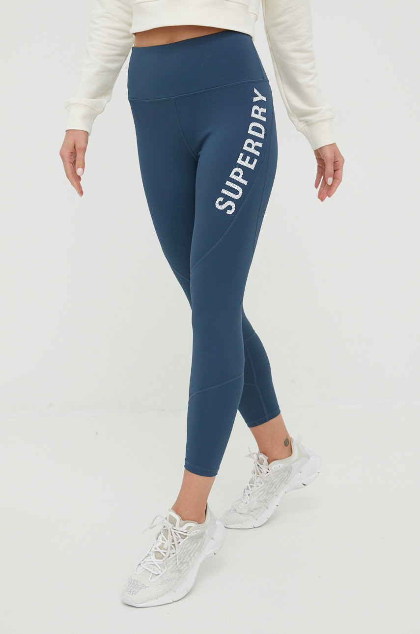

Клин Superdry в тъмносиньо с принт, Тъмносин