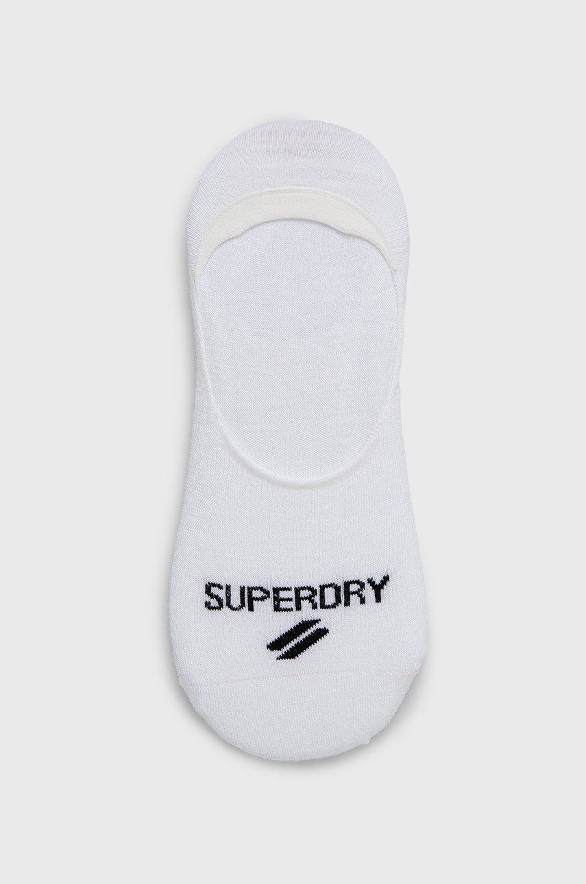 

Шкарпетки Superdry (3-pack) жіночі колір білий