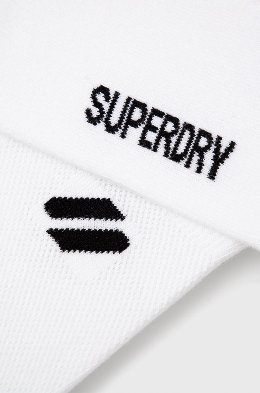 

Шкарпетки Superdry (3-pack) жіночі колір білий
