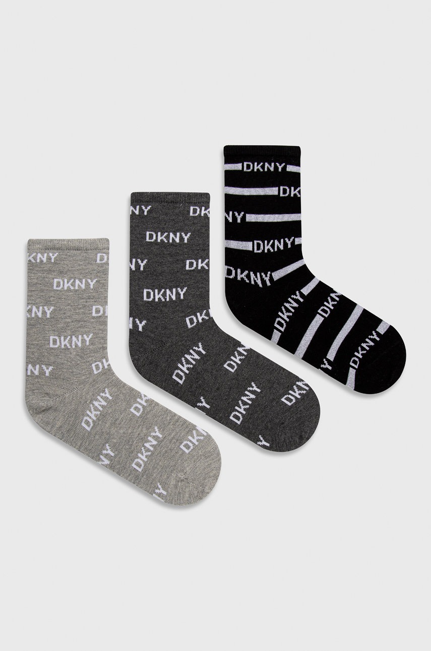 

Чорапи Dkny дамски в сиво, Сив