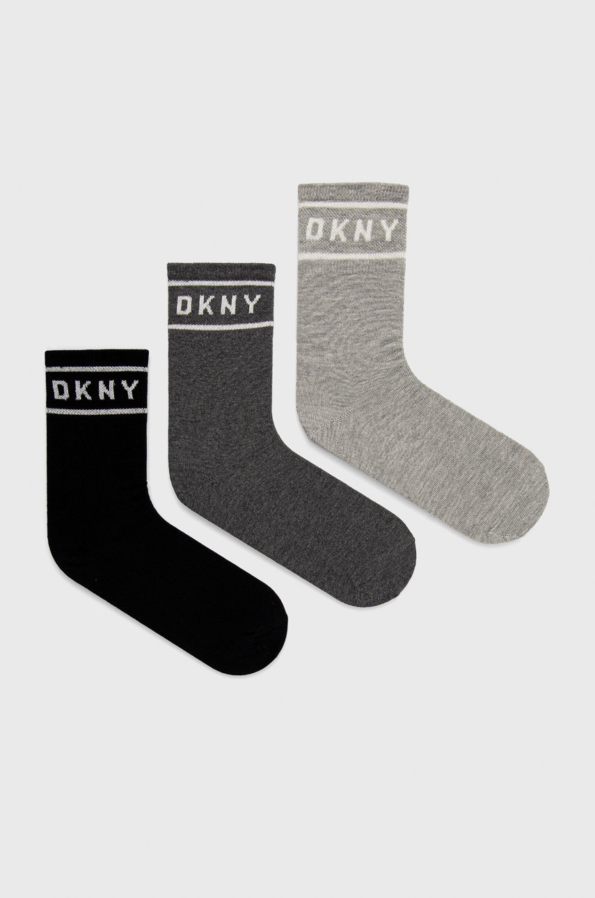

Чорапи Dkny дамски в сиво, Сив