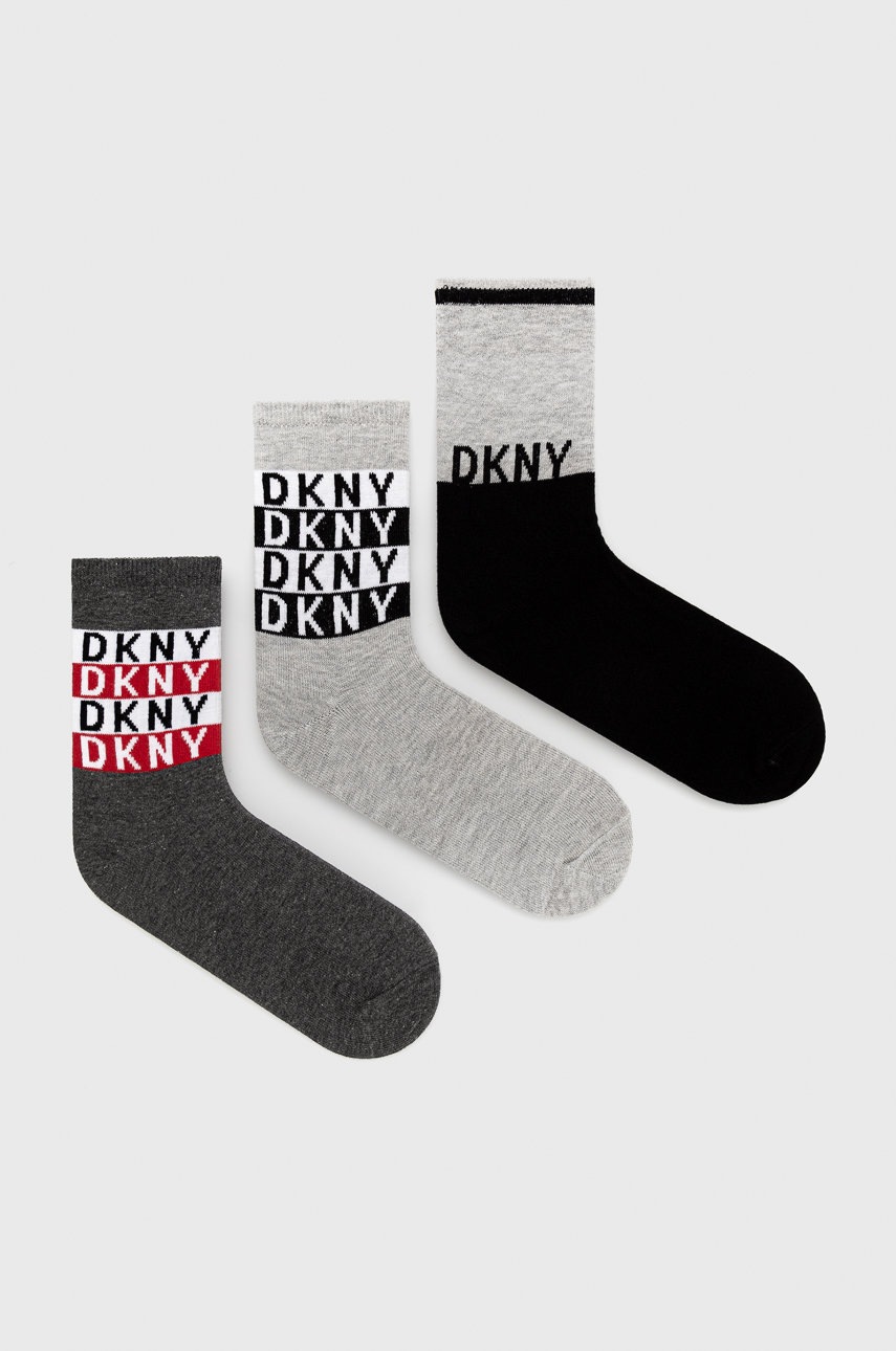 

Чорапи Dkny дамски в сиво, Сив