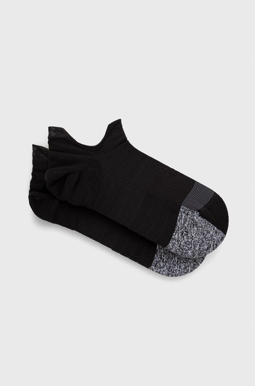 Ponožky Under Armour Breathe (2-pak) 1370096 dámske, čierna farba