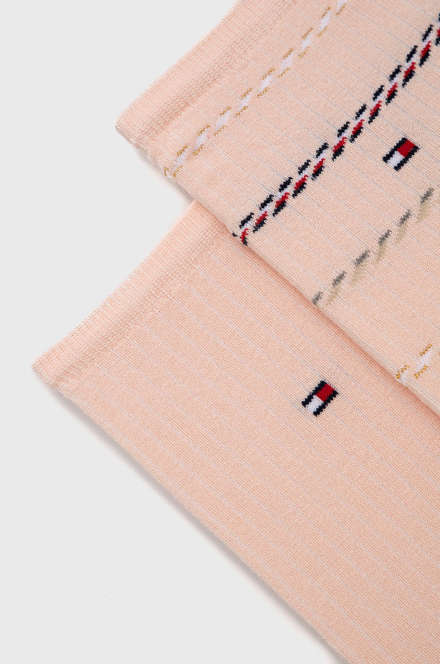 

Шкарпетки Tommy Hilfiger (2-pack) жіночі колір рожевий