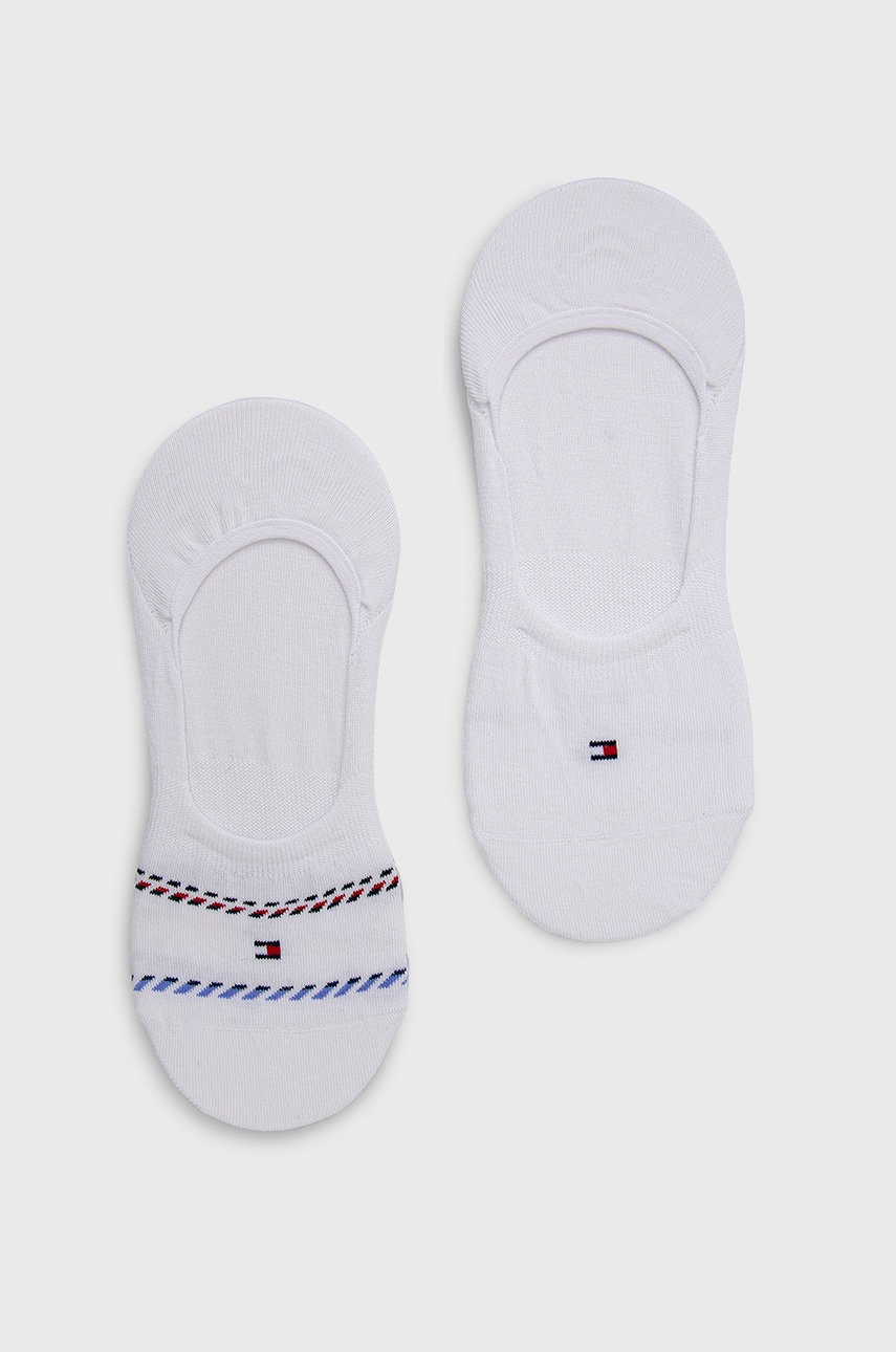 

Чорапи Tommy Hilfiger (2 чифта) дамски в бяло, Бял