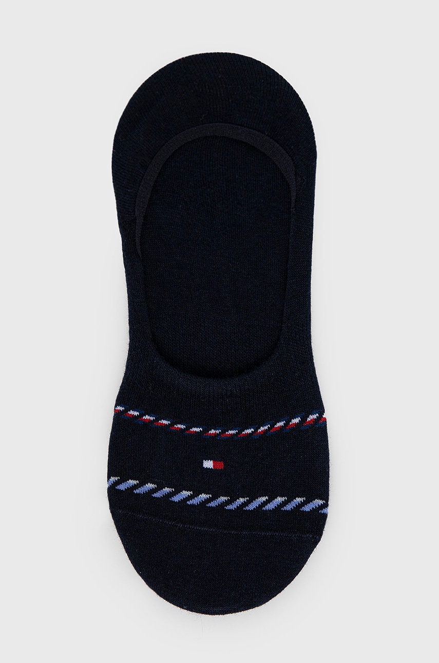 

Чорапи Tommy Hilfiger (2 чифта) дамски в тъмносиньо, Тъмносин