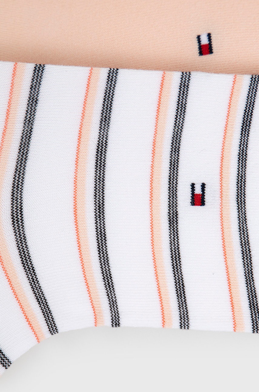 

Шкарпетки Tommy Hilfiger (2-pack) жіночі колір рожевий