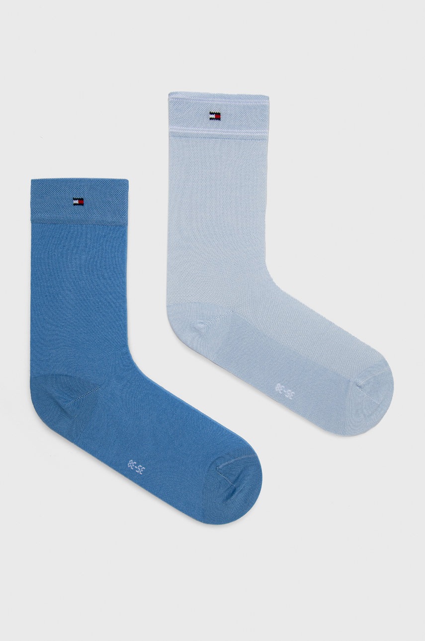 

Чорапи Tommy Hilfiger (2 чифта) дамски, Син