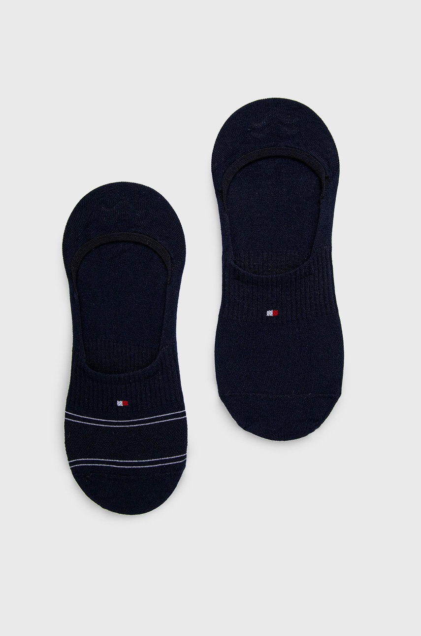 

Чорапи Tommy Hilfiger (2 чифта) дамски в тъмносиньо, Тъмносин
