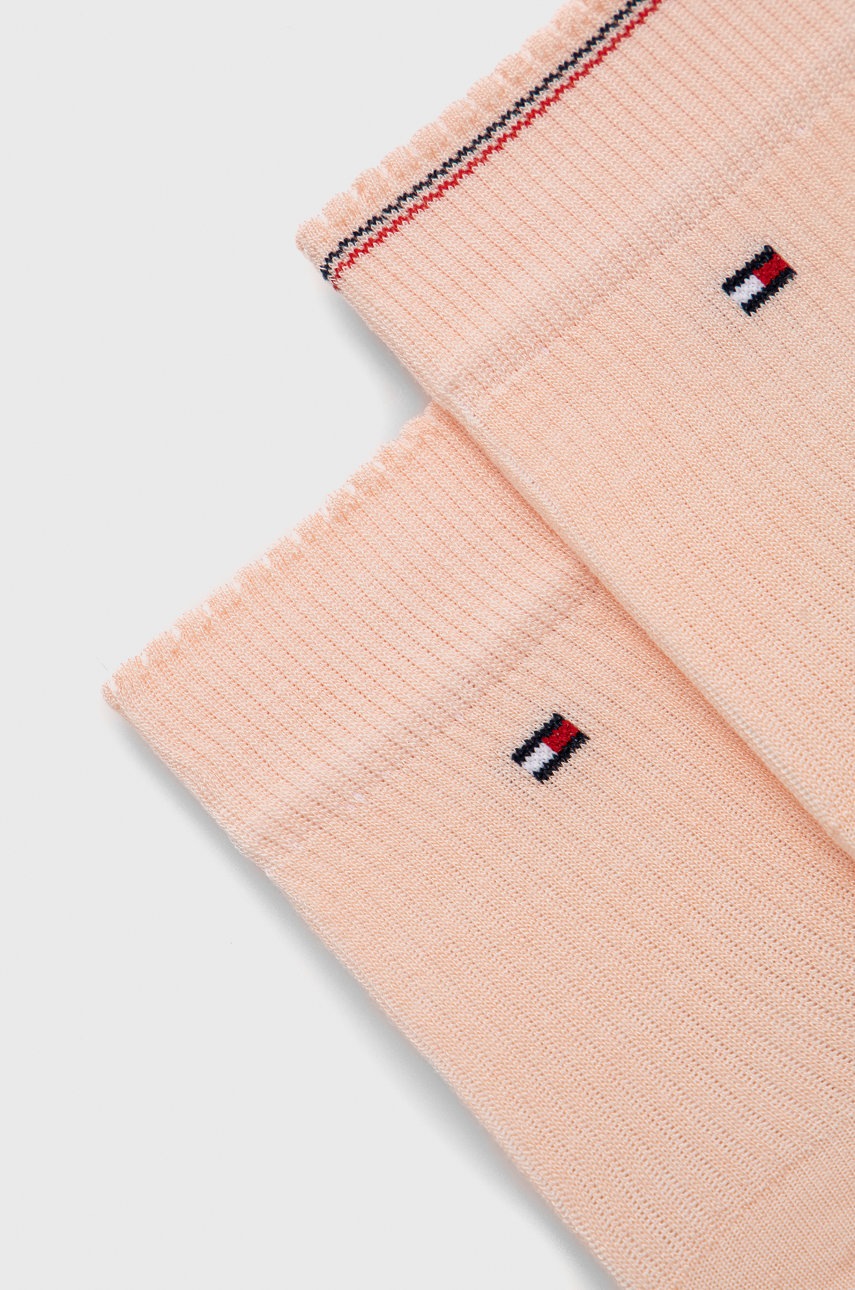 

Шкарпетки Tommy Hilfiger (2-pack) жіночі колір рожевий