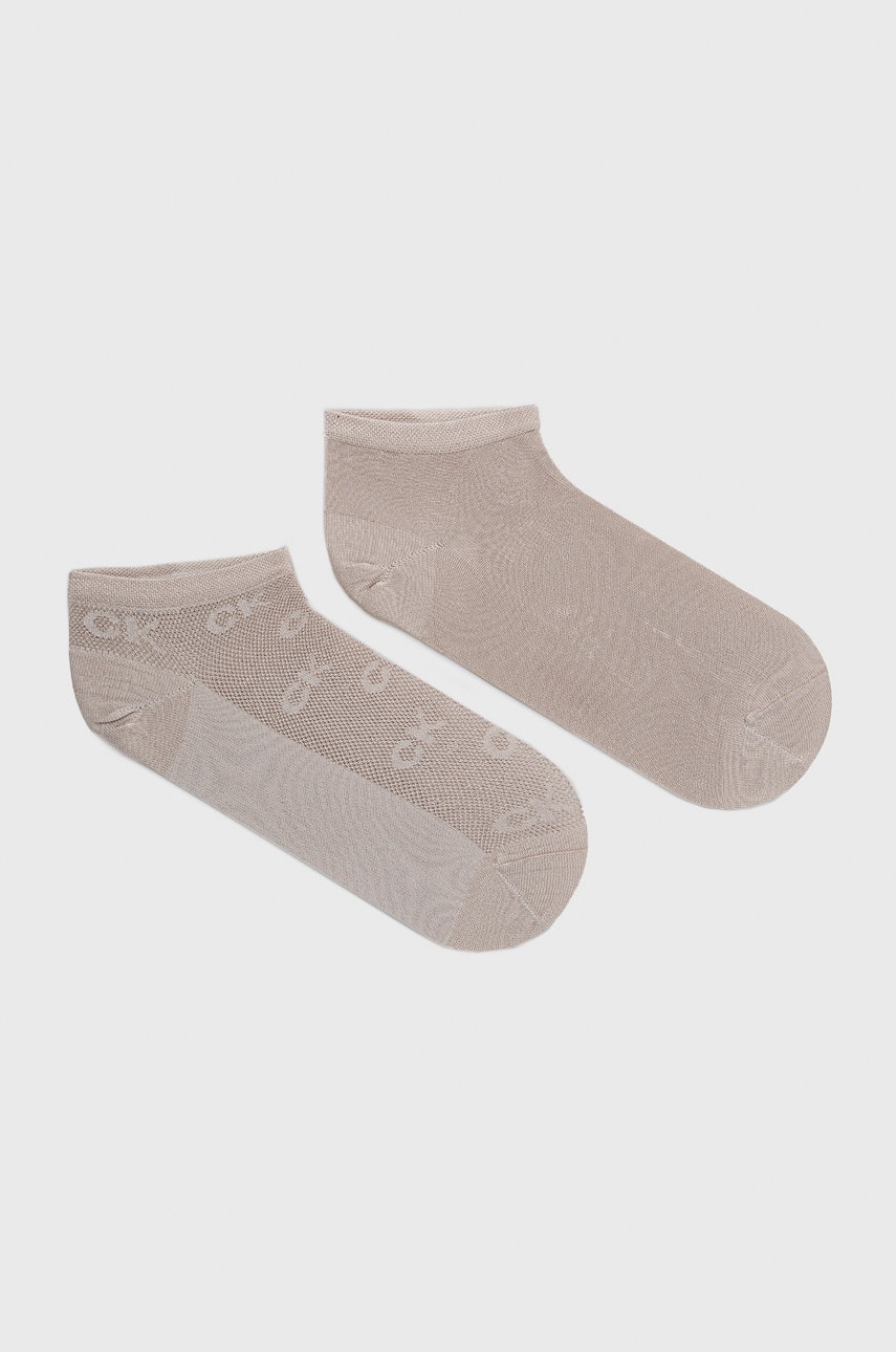 

Чорапи Calvin Klein (2 чифта) дамски в розово, Розов